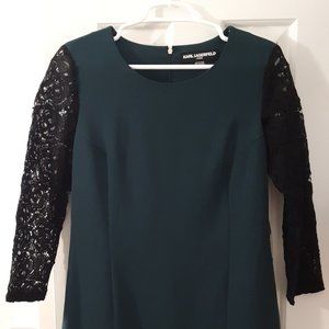 Karl Lagerfeld - NWT Spruce Green Shift Dress
